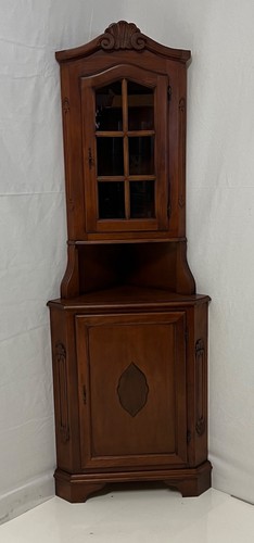 Biedermeier eckvitrine vitrine - biedermeier,