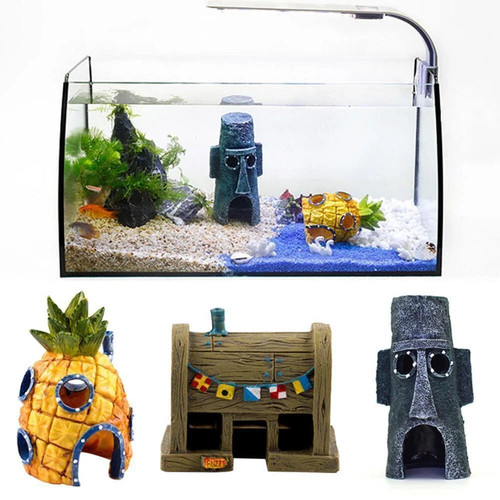Aquarium ananas spongebob haus - aquarium,