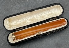 Echt Bernstein Zigarettenspitze, Butterscotch, Neu (X 1360)