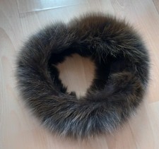 HANDARBEIT Loop Pelz Fell Fuchs Kopfbedeckung Hut Dunkelbraun 57cm Kürschner