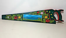 Handbemalte Holzsäge