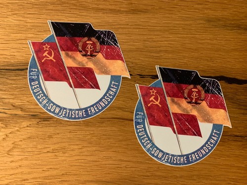 Ddr aufkleber udssr für - 2x,