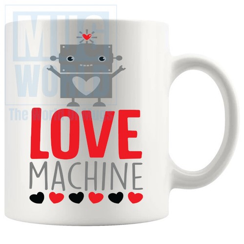 Love machine tasse - machine, handarbeit