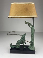 Max Le Verrier Art Deco Lampe
