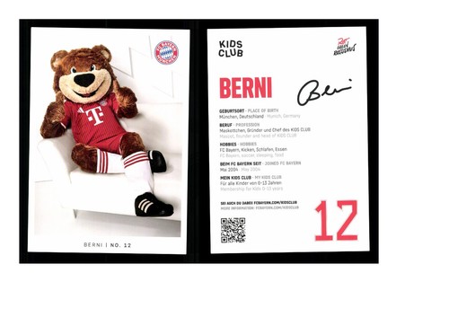 Berni maskottchen - berni,