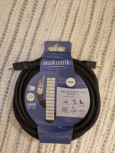 Inakustik dark blue hdmi kabel - hdmi,