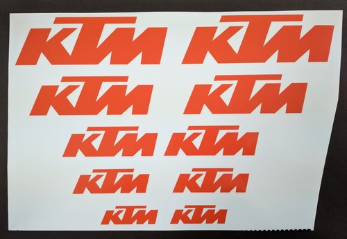 Motorrad aufkleber set ktm - motorrad,
