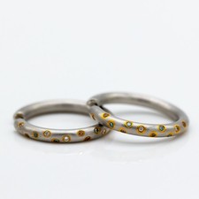 950 Platinum Diamond Hoop