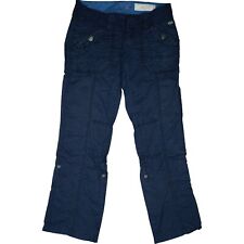 edc by Esprit 30 reg. Kinder Mädchen Jeans Hose marine capri Fit Turn Up Cargo