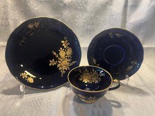 Sammeltasse ; Sammelgedeck; Bareuther, Waldsassen; Echt Kobalt