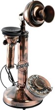 Vintage kerze telefon - vintage,