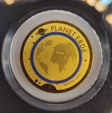 GOLDMÜNZE - PLANET ERDE - 999