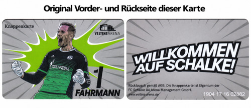 Knappenkarte schalke ralf - knappenkarte,