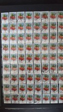 Bund Blumen Kaiserkrone 200 Stück gestempelt papierfrei
