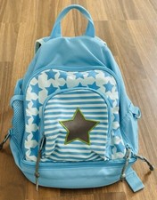 Lässig Mini Backpack Kleinkind Kindergarten Rucksack hellblau mit Sternen