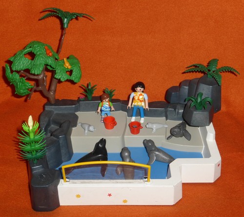 Delphinarium playmobil diorama - playmobil,