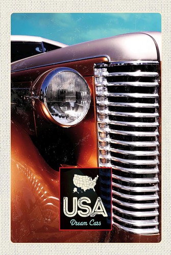 Holzschild 18x12 usa - 18x12, amerika