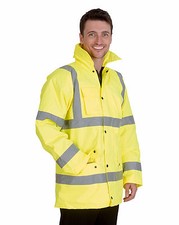 Warnschutzjacke gelb 4xl - gelb,