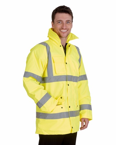 Warnschutzjacke gelb 4xl - s,