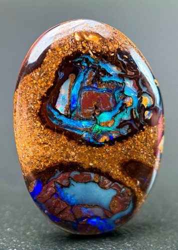 Boulder opal weiß - boulder, weiß-blau-lila
