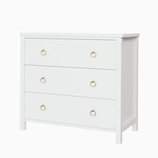 Weiße Kommode Holz mit 3