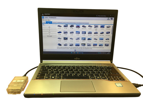 Mercedes star diagnose laptop - mercedes,