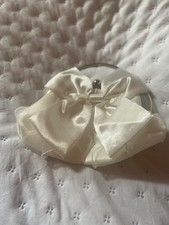 Braut Tasche weiss Satin,neu