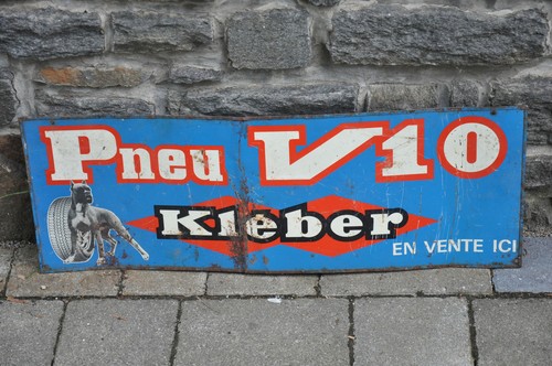 Altes blechschild 70er - altes,