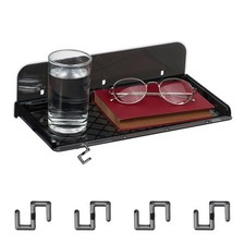 Bettablage Bettregal Nachttischablage Hochbettregal Bettorganizer 5 Haken