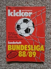 Kicker Sonderheft Bundesliga 1988/89 Fußball 88/89