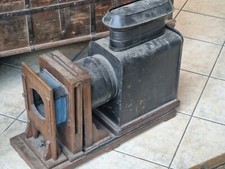 Antik plattenkamera projektor - plattenkamera,