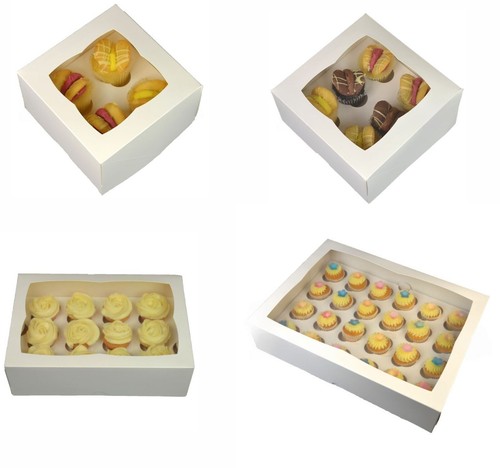Premium mini cupcake boxen - premium, mit