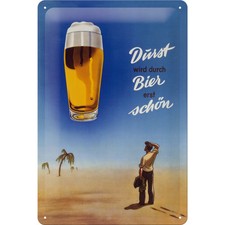 Schild Bier Werbung Deko