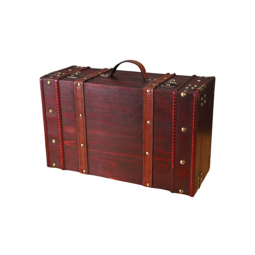 Holzkoffer retro deko koffer - holzkoffer, deko-koffer