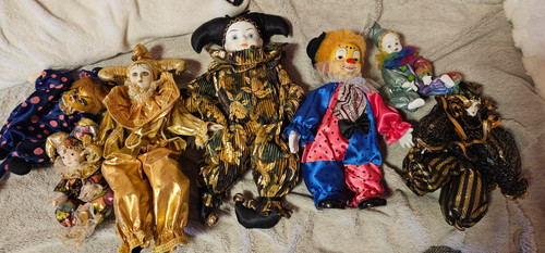 Puppen porzellankopf gold - puppen,