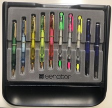 Senator Demonstrator Kolbenfüller Sammlung, Made in Germany, Chrom-Iridiumfeder