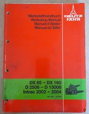 Werkstatthandbuch Deutz Fahr Regelhydraulik