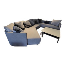 Rolf Benz Ecksofa Wohnlandschaft Onda Bezug Stoff 05.464 Eisengrau 