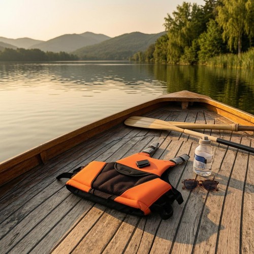Neopren schwimmweste orange - neopren-schwimmweste,