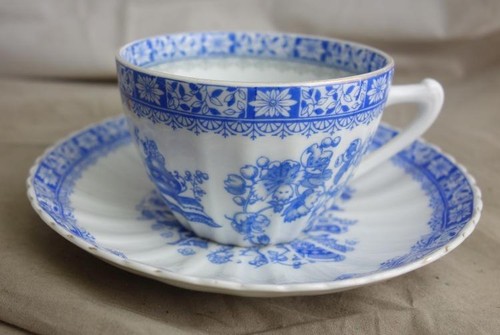 Altes porzellan china - porzellan, blau