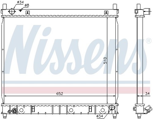 Nissens 61642 kühler - nissens,