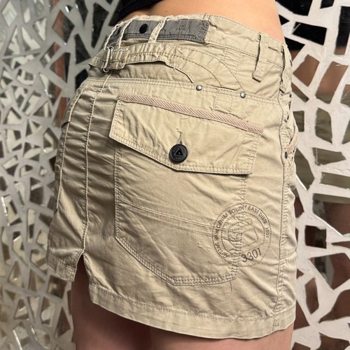 Star raw cargo skirt army - raw,
