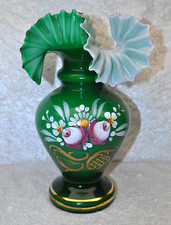 alte große  Glasvase  -