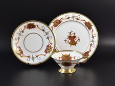 Art Deco Porzellan Tasse Sammeltasse Ullersricht Weiden Bavaria AG Handgemalt