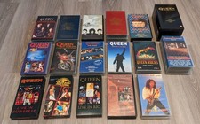 Queen / Freddie Mercury / Brian May - 21 VHS-Videokassetten, komplette Sammlung