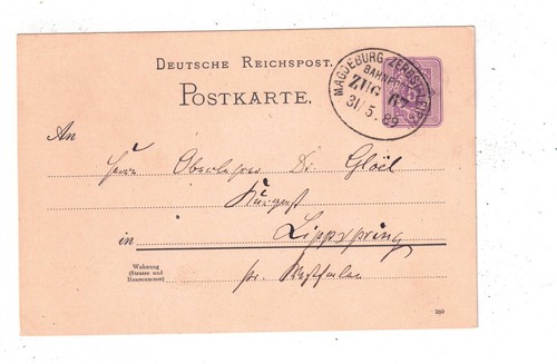 Bahnpost magdeburg zerbst - magdeburg,