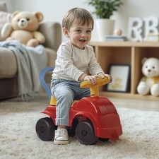 Dolu Rutscher Baby Car - Rot