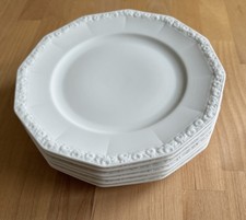 Rosenthal Maria Weiß Porzellan  6 Speiseteller / aus den-50er Jahren/ Original