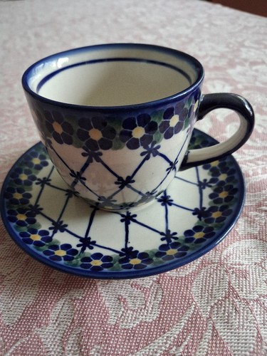Bunzlauer keramik tasse mit - keramik,,