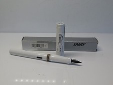 Lamy Safari Füllfederhalter white mit einer M Stahlfeder und OVP unbenutzter